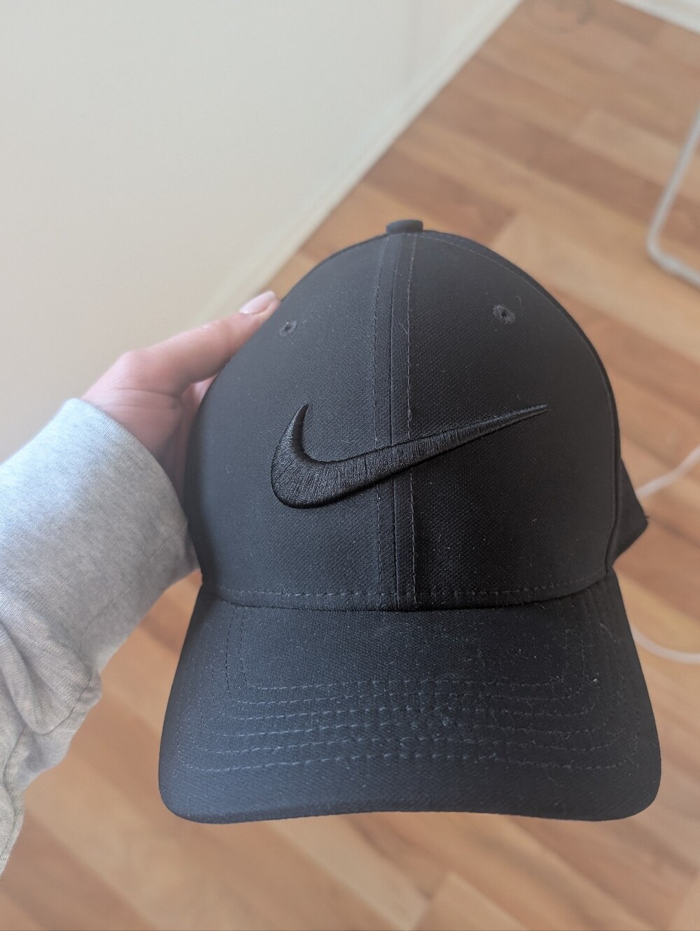 Nike Black Embroidered Swoosh Cap